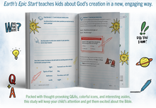Load image into Gallery viewer, Earth's Epic Start: A Bible Study About God’s Creation, Our Fall, and His Promise (Genesis 1-3)