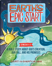 Load image into Gallery viewer, Earth's Epic Start: A Bible Study About God’s Creation, Our Fall, and His Promise (Genesis 1-3)
